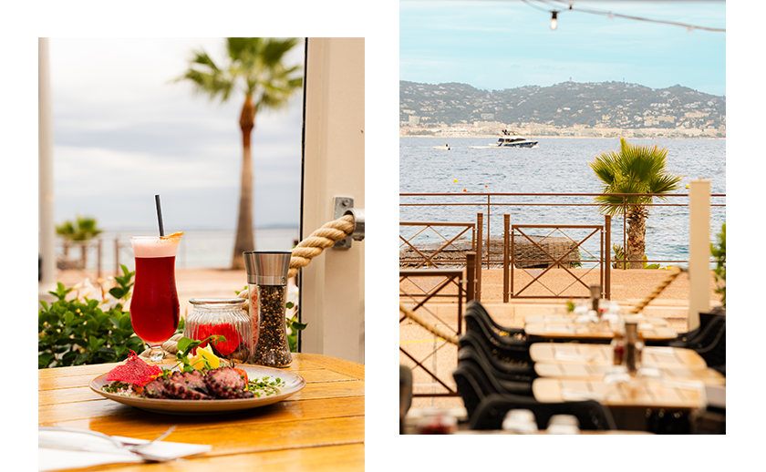 Le restaurant - Les Voiles De Théoule - Restaurant plage Théoule sur Mer - top resto THEOULE-SUR-MER